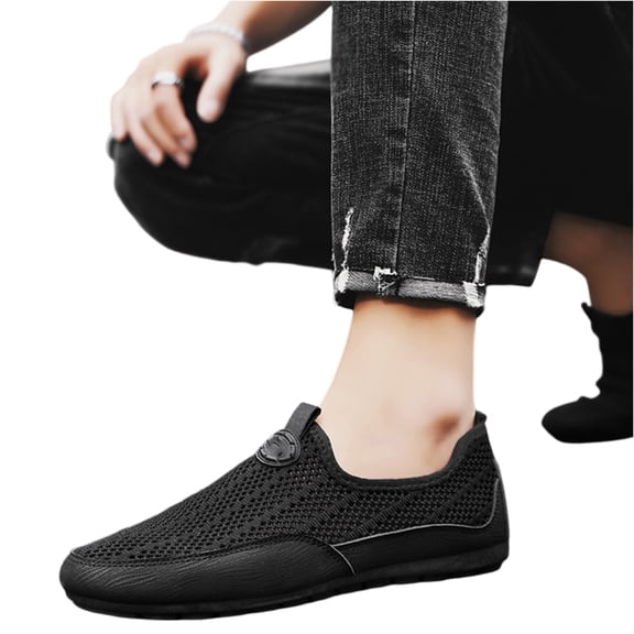 Willtoo Mens Casual Shoes Walking Shoes Mens Slip On Shoes Sneakers for Men, Lightweight Breathable Driving shoes Mesh Knit