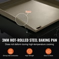 thumbnail image 2 of KFFKFF Business-Grade Griddle, 16.9" Robust Manual Flat Surface Griddle, Tabletop Gas Grill featuring Non-Stick Cooking Plate, Steel Natural Gas Griddle, Dual-Burner Compact Grill - 22,000 BTU, 2 of 9