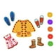 thumbnail image 4 of Juego de cartas con cordones Material didáctico Habilidades motoras finas Juguetes de desarrollo Tarjetas de costura para niños pequeños de 3 a 6 años Ropa Baoblaze Enhebrado de cordones, 4 of 8