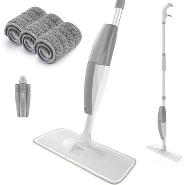 Spray Mops For Floor Cleaning Ergonomic Wet Dry Refillable Tank Microfiber Pads