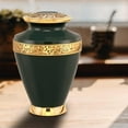 thumbnail image 4 of Urn for Ashes Adult Memorial Urn Funeral Cremation Urns for Adult Ashes Large Urns for Human Ashes Adult Female Or Male (GREEN), 4 of 6