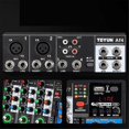 thumbnail image 2 of AF4 Professional Computer Recording Sound Mixer 4-Channel USB Mixer Sound Card 48V Computer Studio PC Record EU Plug, 2 of 5