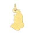 thumbnail image 3 of Golden Fire Solid Gold Prayer Hands Charm, Religious Jewelry for Women, 3 of 5