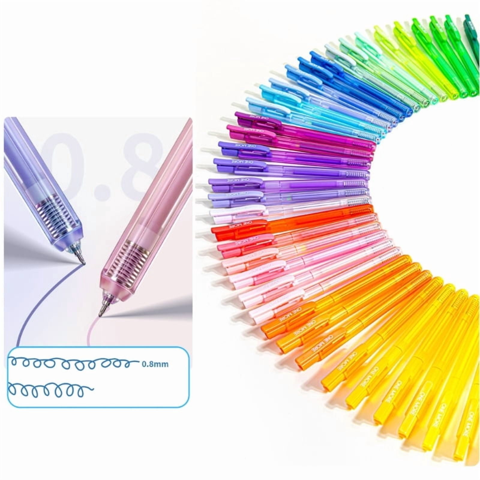 Acrylic Gel Inks Pen 0.8MM Colorful Retractable Gel Pen For Artist Student Travel Journaling Sketching Art Drawing