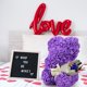 thumbnail image 5 of K Kymake Regalos Del Día De San Valentín Para Ella Oso De Rosa Regalos Para Mujer Oso De Peluche Rosa Regalos De Cumpleaños Para Novia Esposa Oso De Flores Con Collar Te Amo En 100 Idiomas, 5 of 5