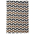 thumbnail image 4 of Allgala 60x45 Super Soft Flannel Plush Light Weight Throw Blanket-Chevron-BLK82405, 4 of 4