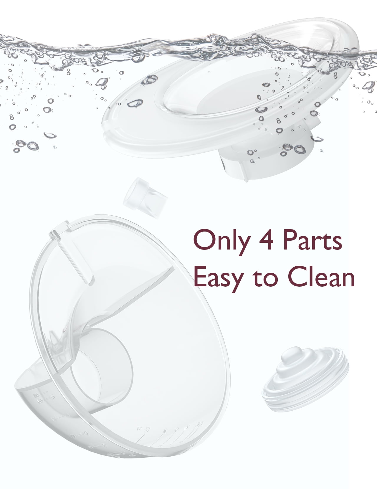 Momcozy M5 Pinky Breast Pump Hands Free, Electric 24mm Pink 2 Pack