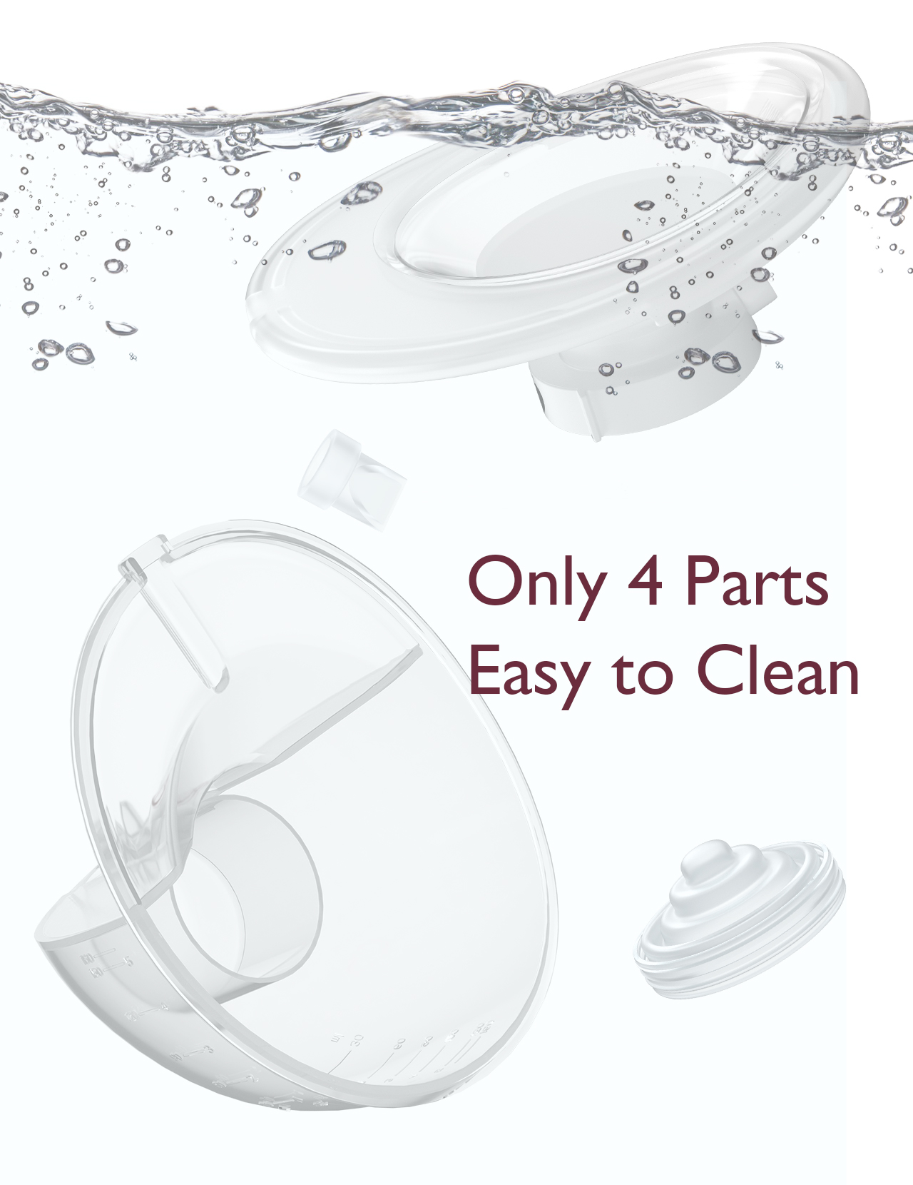 Momcozy M5 Wearable Breast Pump, 2-Pack, Pink photo 7