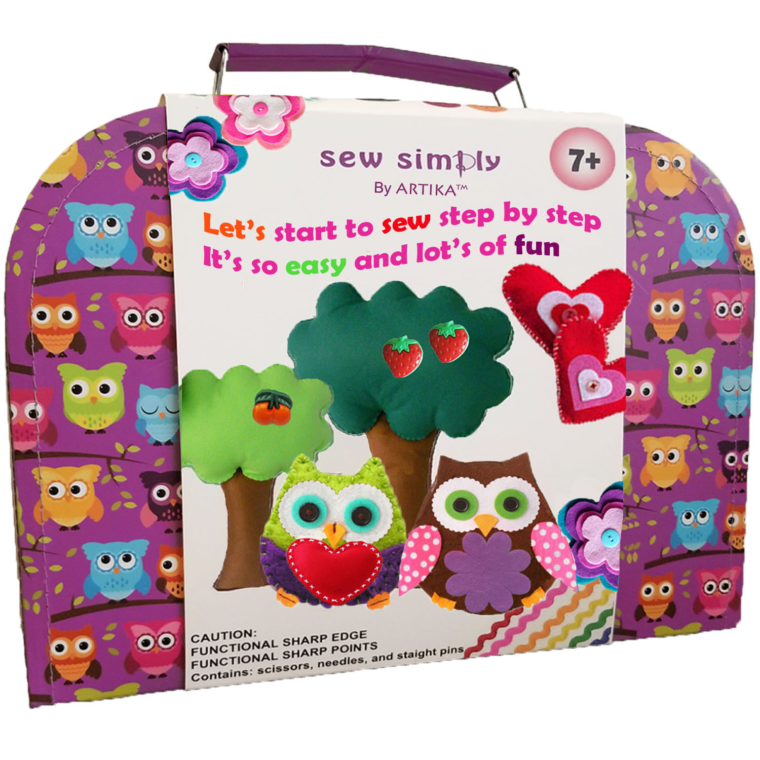 Diy Crafts Sewing Kit Diy Kit For Kids Felt Diy Kit Sewing Kits For Kids Kids Craft Kit Diy Kit Diy Craft Kit Diy Owl Kit
