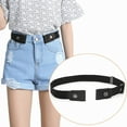 Buckleless Buckle Free Lazy Invisible Waist Belt,Women Men Simple Style