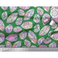 thumbnail image 2 of Soimoi Green Velvet Fabric Crystal Stone Geometric Print Fabric by the Yard 58 Inch Wide, 2 of 3