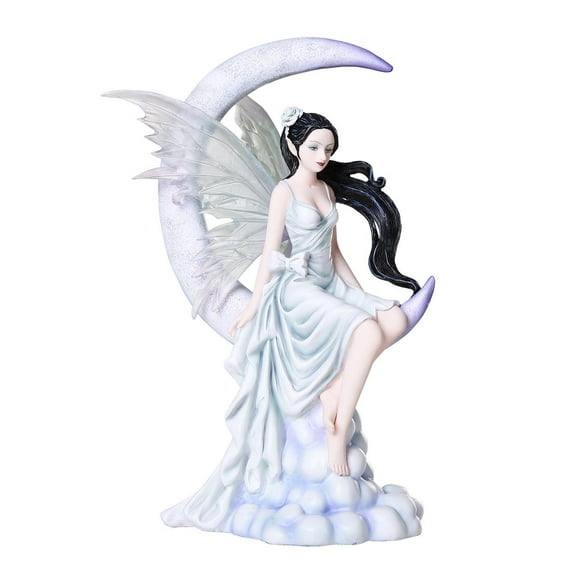 Ebros Celestial Frost Moon Fairy Official Nene Thomas Collectible Figurine 12 inch H