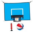 thumbnail image 5 of Mini Trampoline Basketball Hoop for Outdoor, Trampoline Attachment Accessory with Basketball Pump, Breakaway Rim for Dunking Basketball Frame , 69cm Colored Ball, 5 of 8