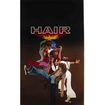 Hair Movie Poster 24inx36in (61cm x 91cm) Art Poster 24x36 Multi-Color Square Adults Best Posters