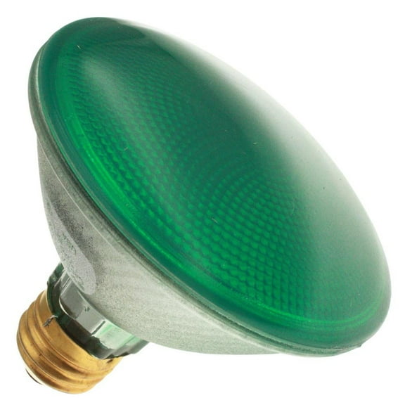 Industrial Performance 75PAR30/H/G 130V, 75 Watt, PAR30, Medium Screw (E26) Base Transparent Green Light Bulb (1 Bulb)