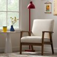thumbnail image 1 of Wood Frame Accent Chair,Living Room Furniture,Chair Living Room, Comfortable,Simple and Modern, Bedroom,Living Room,Single Chair My Lux Decor Round, 1 of 7