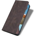 thumbnail image 4 of Wallet Case for Samsung Galaxy A51, Premium PU Leather Case Vintage Matte Wallet Flip Cover [Card Slots] [Magnetic Closure] Stand Function Folio Shockproof Full Protector - Coffee, 4 of 15