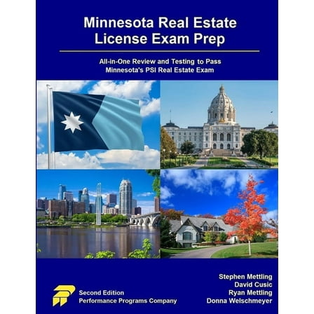 Minnesota Real Estate License Exam Prep: All-in-One Review and Testing to Pass Minnesota's PSI Real Estate Exam, (Paperback)