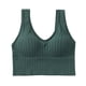 thumbnail image 1 of para mujer cuello en U acolchado Lencería confort Bralette Bra Crop Top Verde jinwen Top corto tipo bralette, 1 of 8