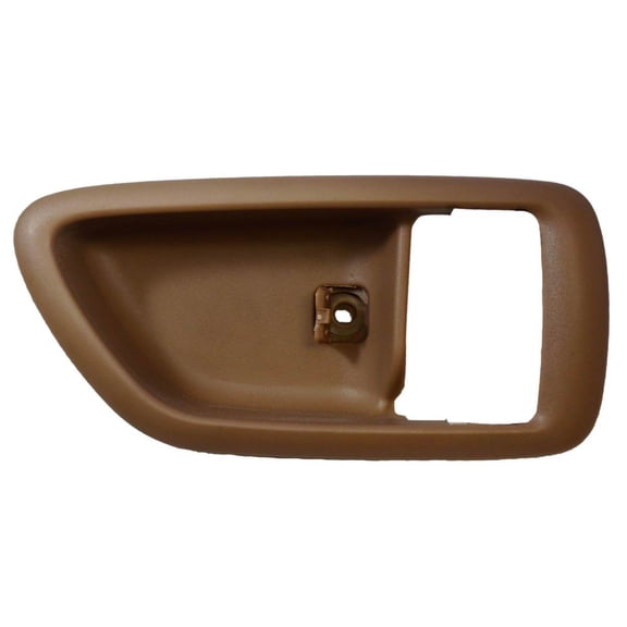 PT Auto Warehouse TO-2901B-2RH - Inner Interior Inside Door Handle Trim/Bezel, Brown (Ivory) - Passenger Side