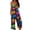 Earthy Yellow, variant on Womens Halloween Jumpsuits Spiderweb Skeleton Wide Leg Backless Horror Overalls Bat Candy Sleeveless Funny Rompers, S
