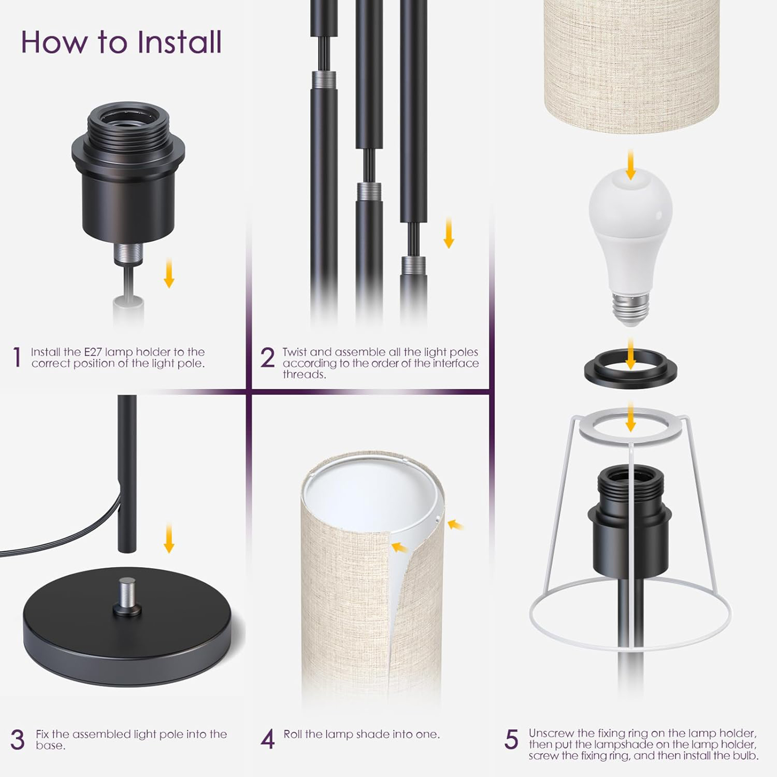 Neoglint Modern RGB Floor Lamp with App & Remote Control photo 5