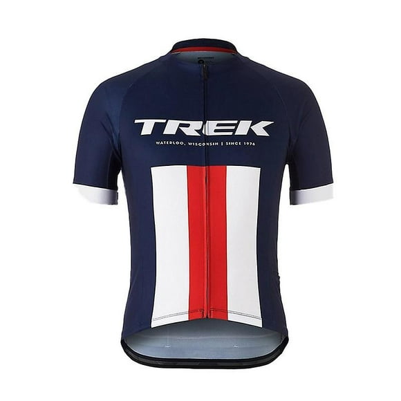 Trek Men Cycling Jersey 2022 Short Sleeve Mtb Road Bike Jersey Stripes Breathable Mountain Bicycle Jersey Maillot Ciclismo Gold
