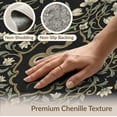 thumbnail image 6 of ODIKA Medallion Design With Vintage Vine Accents Snake Floral Boho Playful Expressive for Home Office, Gaming Room, Under Desk, Non-Slip Chair-Friendly, 6 of 7