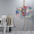 thumbnail image 4 of Hippie Sphynx Portrait Watercolor Tie-Dye Vintage Styles Horizontal Matte Canvas Poster Cat Lover Kitten Owner Gifts Idea Wall Art Home Decor - 00014, 4 of 5