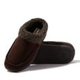 thumbnail image 3 of Dearfoams Men's Marshall Microsuede Moccasin Toe Clog House Shoe Slipper, 3 of 7