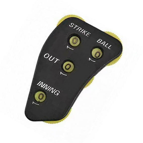 Referee Indicators Baseball Clickers Handheld Baseball Softball Game Counter 4 Wheel Baseball Umpire Clickers Easy to Use