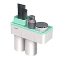 thumbnail image 3 of Taza de adsorción Cepillo de dientes Soporte para pasta de dientes Baño familiar Baño Sin perforaciones Soporte para cepillo de dientes para teléfono, Verde, 2 tazas Yuarrent HA2692-02B, 3 of 6