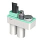 thumbnail image 3 of Taza de adsorción Cepillo de dientes Soporte para pasta de dientes Baño familiar Baño Sin perforaciones Soporte para cepillo de dientes para teléfono, Verde, 2 tazas seitruly HA2692-02B, 3 of 6