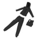 thumbnail image 4 of 3 uds. ra de mujer a escala 1/12 con capucha, pantalones y traje de chaleco, ropa de muñeca hecha a mano para e muñeca de 6 pulgadas, Negro Hugo Figura chaleco, 4 of 10