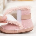 thumbnail image 6 of Gyujnb Winter Warm Lined Boots for Toddler Girls Non Slip Sole Soft Comfortable First Walking Shoes Outdoor,Boys Shoes,Girls Shoes,Size:4, 6 of 8