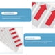 thumbnail image 3 of 100 pegatinas autoadhesivas de flecha roja para sellar bolsas, etiquetas direccionales para bolsas de basura y sobres, etiquetas pequeñas con flechas, etiquetas adhesivas., 3 of 8