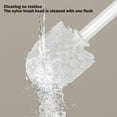 thumbnail image 6 of Toilet Brush And Plunger Wall-Mounted Toilet Brush With Base Two Storage Holes Household No Dead Angle Toilet Brush Toilet Cleaning Brush Set Toilet Scrubber, 6 of 6