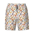 thumbnail image 4 of Lsque Mens Swim Trunks Retro Floral Pattern - Bathing Suit Compression Liner - Beach Swim Shorts Swimwear - (S-3XL) - Stretch Quick Dry -, 4 of 9