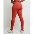 thumbnail image 3 of Hanes Originals Women's Stretch Jersey Hi-Rise Leggings, 27" Red River Clay L, 3 of 5