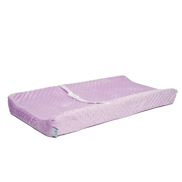 Colchón Cambiador de Pañales Memory Foam con Cinturón de Seguridad Funda Lavable Lila