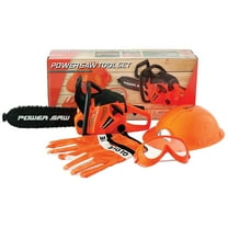 The Bubble Factory: Power Saw - Electric Power Tool Toy Set, Safety Goggles, Helmet & Work Gloves, Realistic Sound, Pretend Play Construction, Kids 3 