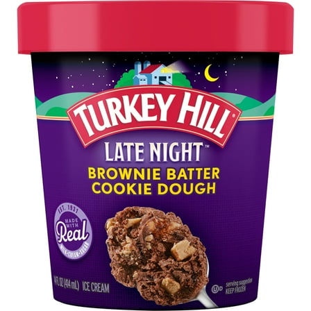 Turkey Hill Late Night Brownie Batter Cookie Dough