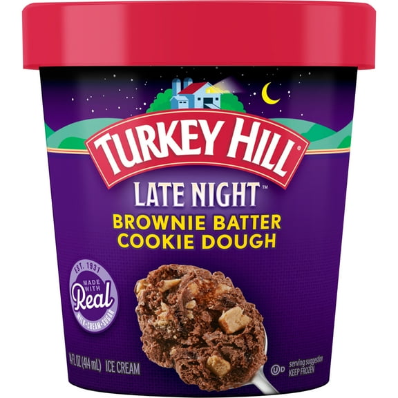 Turkey Hill Late Night Brownie Batter Cookie Dough
