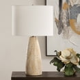 thumbnail image 5 of Uttermost Maury Travertine Table Lamp in Brown, 5 of 6