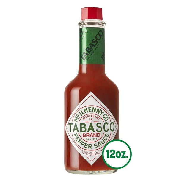 Tabasco ingredients label