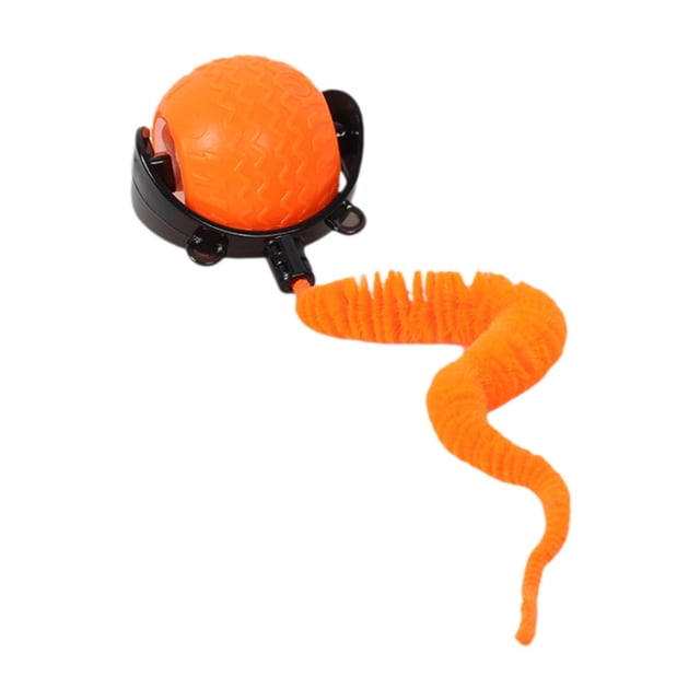 Juguete interactivo para gatos Strade Fareast Limited Bola rodante Naranja