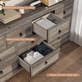 thumbnail image 7 of VVFLU Farmhouse 10 Drawers Dresser for Bedroom,Gray Dresser Chest of Drawers, Wood Storage Dressers with Deep Drawers, Wide Modern Dressers & TV Stand for Living Room, Closet, Hallway, 7 of 7