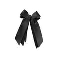 thumbnail image 6 of 6-Pack Black Bow Ribbon Decorations Set for Gift Wrapping Candle Holders Christmas Tree Wedding Party Holiday Decor(Black), 6 of 6