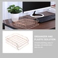 thumbnail image 5 of WRITWAA Rose Iron 2-Pack Desktop File Storage Rack Organizer for Office Desk Document Management, 5 of 6