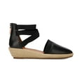 thumbnail image 2 of Gentle Souls by Kenneth Cole Women's Black Leather Noa-Beth Espadrille Sandals, 2 of 5